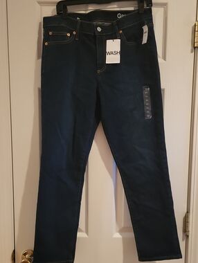 Gap 1969 Dark Wash Denim Jeans Size 31 Short/31.5 Wash Story